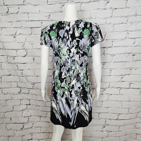Milly Chloe Brush Stroke Print Sheath Dress - Picture 3 of 7